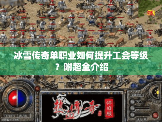 冰雪传奇单职业如何提升工会等级？附超全介绍