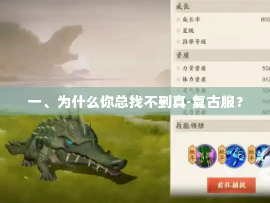 一、为什么你总找不到真·复古服？