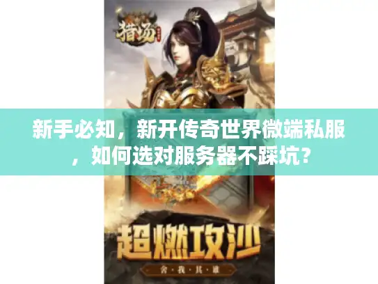 新手必知，新开传奇世界微端私服，如何选对服务器不踩坑？