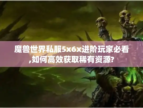 魔兽世界私服5x6x进阶玩家必看,如何高效获取稀有资源?