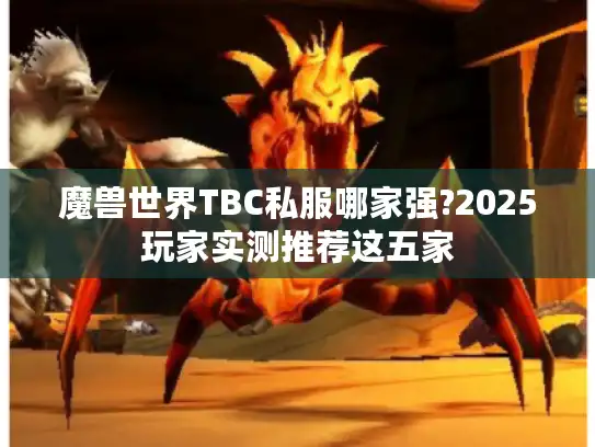 魔兽世界TBC私服哪家强?2025玩家实测推荐这五家