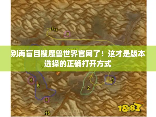 别再盲目搜魔兽世界官网了！这才是版本选择的正确打开方式