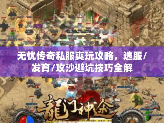 无忧传奇私服爽玩攻略，选服/发育/攻沙避坑技巧全解