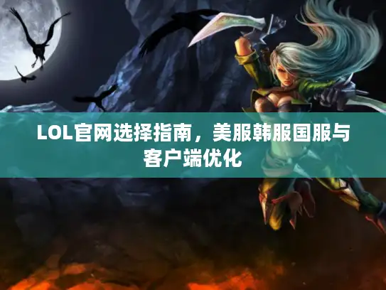 LOL官网选择指南，美服韩服国服与客户端优化