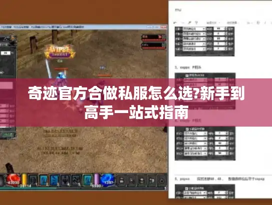奇迹官方合做私服怎么选?新手到高手一站式指南