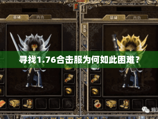 寻找1.76合击服为何如此困难？