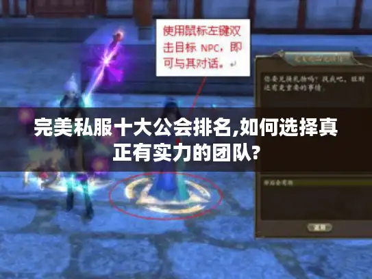 完美私服十大公会排名,如何选择真正有实力的团队? 完美私服十大公会排名,如何选择真正有实力的团队?