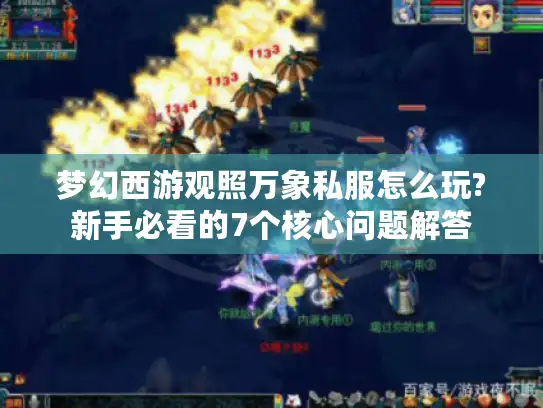 梦幻西游观照万象私服怎么玩?新手必看的7个核心问题解答