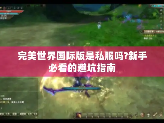 完美世界国际版是私服吗?新手必看的避坑指南