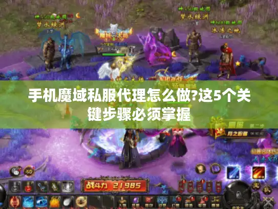 手机魔域私服代理怎么做?这5个关键步骤必须掌握