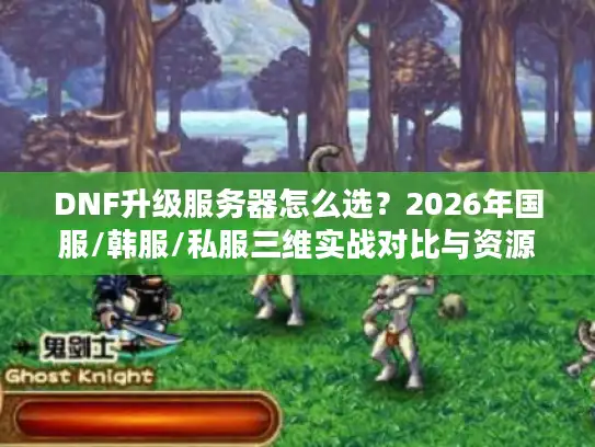 DNF升级服务器怎么选？2026年国服/韩服/私服三维实战对比与资源全解析