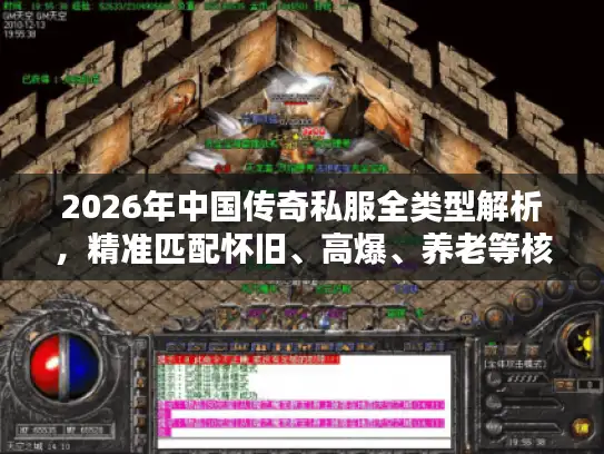 2026年中国传奇私服全类型解析，精准匹配怀旧、高爆、养老等核心玩家需求
