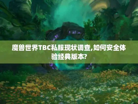 魔兽世界TBC私服现状调查,如何安全体验经典版本?