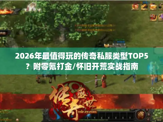 2026年最值得玩的传奇私服类型TOP5？附零氪打金/怀旧开荒实战指南