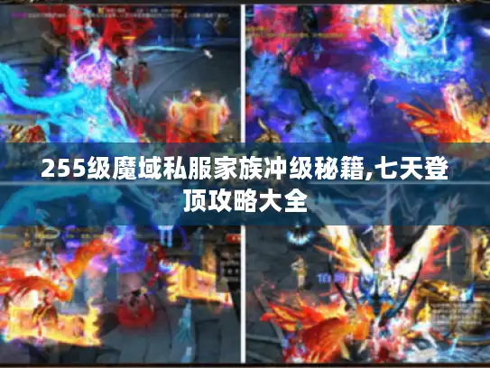 255级魔域私服家族冲级秘籍,七天登顶攻略大全