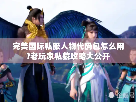 完美国际私服人物代码包怎么用?老玩家私藏攻略大公开