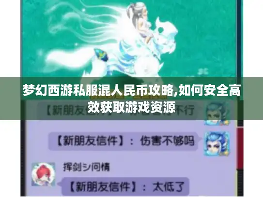 梦幻西游私服混人民币攻略,如何安全高效获取游戏资源