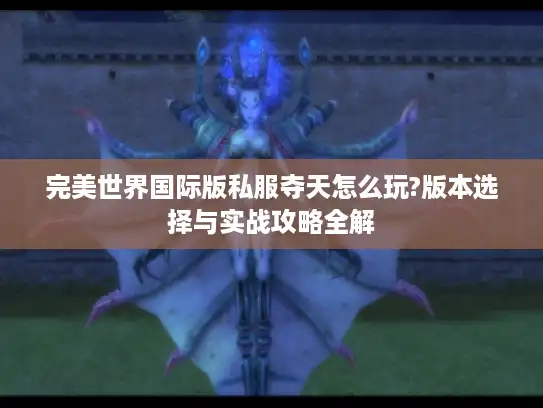 完美世界国际版私服夺天怎么玩?版本选择与实战攻略全解