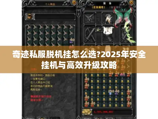 奇迹私服脱机挂怎么选?2025年安全挂机与高效升级攻略