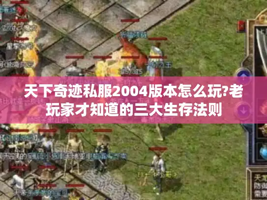 天下奇迹私服2004版本怎么玩?老玩家才知道的三大生存法则