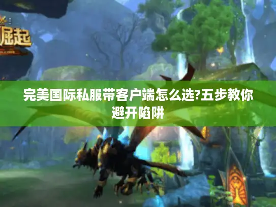 完美国际私服带客户端怎么选?五步教你避开陷阱 完美国际私服带客户端怎么选?五步教你避开陷阱