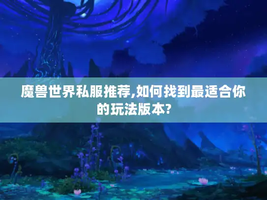 魔兽世界私服推荐,如何找到最适合你的玩法版本?