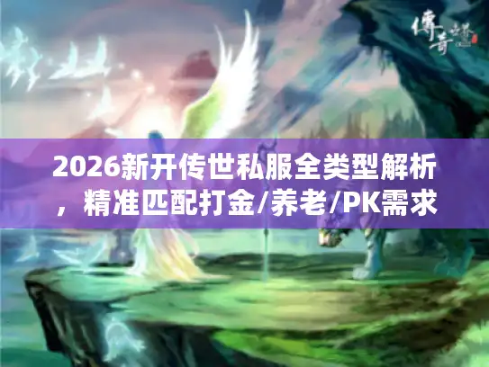 2026新开传世私服全类型解析，精准匹配打金/养老/PK需求，实测避坑指南