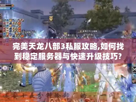 完美天龙八部3私服攻略,如何找到稳定服务器与快速升级技巧?