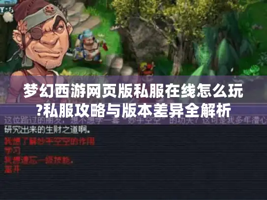 梦幻西游网页版私服在线怎么玩?私服攻略与版本差异全解析