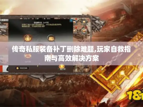 传奇私服装备补丁删除难题,玩家自救指南与高效解决方案