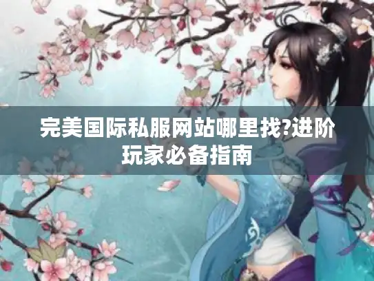 完美国际私服网站哪里找?进阶玩家必备指南