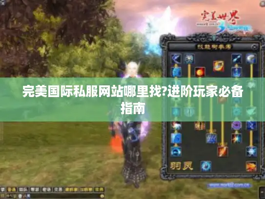 完美国际私服网站哪里找?进阶玩家必备指南