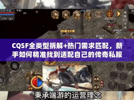 CQSF全类型拆解+热门需求匹配，新手如何精准找到适配自己的传奇私服？