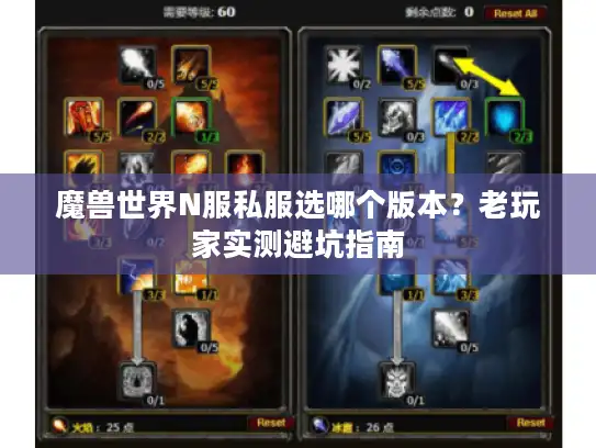 魔兽世界N服私服选哪个版本？老玩家实测避坑指南