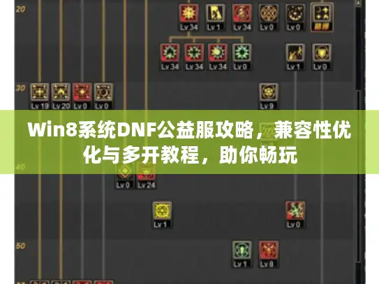Win8系统DNF公益服攻略,兼容性优化与多开教程,助你畅玩 Win8系统DNF公益服攻略,兼容性优化与多开教程,助你畅玩