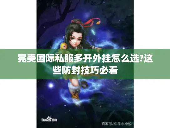 完美国际私服多开外挂怎么选?这些防封技巧必看