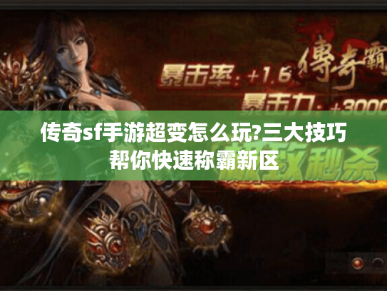 传奇sf手游超变怎么玩?三大技巧帮你快速称霸新区