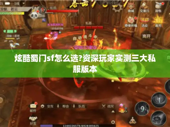 炫酷蜀门sf怎么选?资深玩家实测三大私服版本