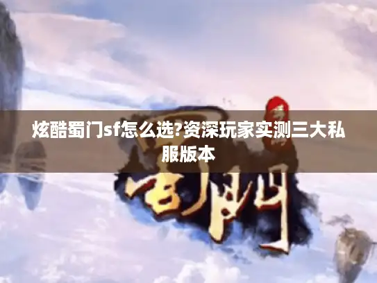 炫酷蜀门sf怎么选?资深玩家实测三大私服版本
