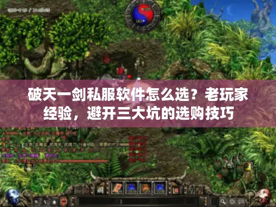 破天一剑私服软件怎么选？老玩家经验，避开三大坑的选购技巧