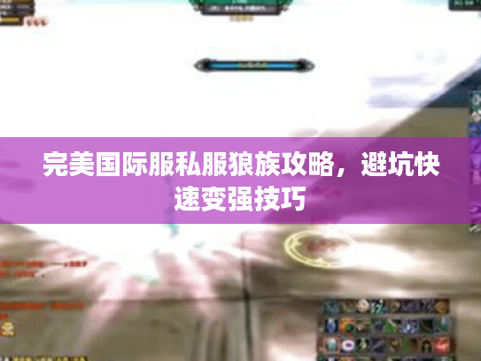 完美国际服私服狼族攻略，避坑快速变强技巧
