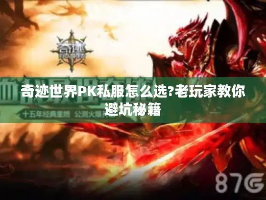 奇迹世界PK私服怎么选?老玩家教你避坑秘籍
