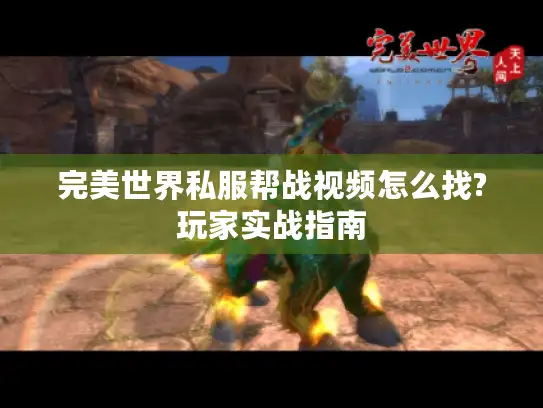 完美世界私服帮战视频怎么找?玩家实战指南