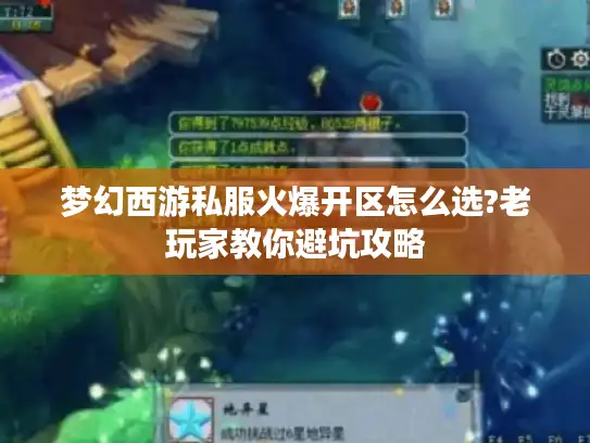 梦幻西游私服火爆开区怎么选?老玩家教你避坑攻略