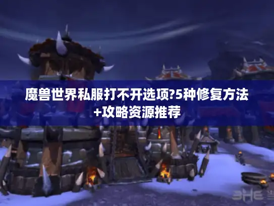 魔兽世界私服打不开选项?5种修复方法+攻略资源推荐 魔兽世界私服打不开选项?5种修复方法+攻略资源推荐