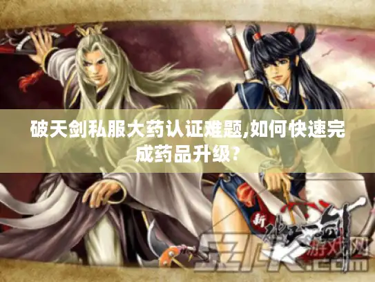 破天剑私服大药认证难题,如何快速完成药品升级? 破天剑私服大药认证难题,如何快速完成药品升级?