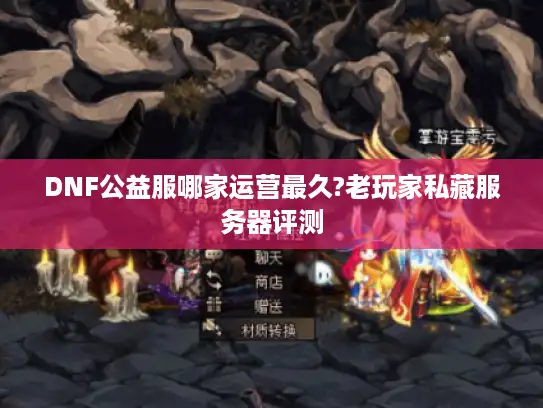 DNF公益服哪家运营最久?老玩家私藏服务器评测