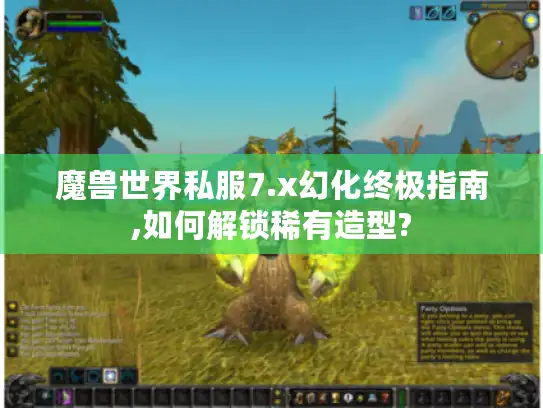 魔兽世界私服7.x幻化终极指南,如何解锁稀有造型? 魔兽世界私服7.x幻化终极指南,如何解锁稀有造型?