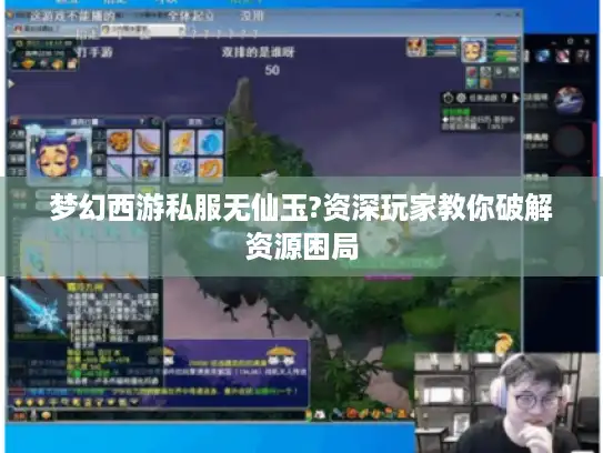 梦幻西游私服无仙玉?资深玩家教你破解资源困局