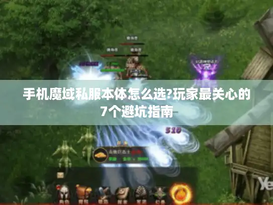 手机魔域私服本体怎么选?玩家最关心的7个避坑指南